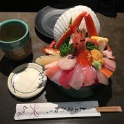 ゴージャスな海鮮丼が食べられる　金沢の名店