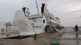 池田港から高松港まで乗船