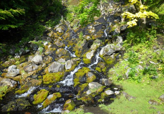 オンネトー湯の滝