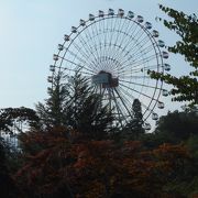 恵那峡の自然の中にある遊園地