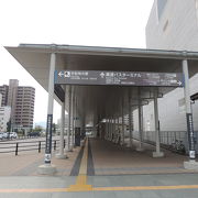 JR高松駅を出てすぐ
