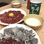 韓国の美味しいものがたくさんのザ・市場