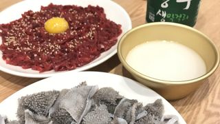 韓国の美味しいものがたくさんのザ・市場