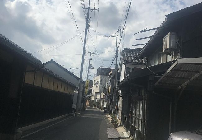 昔を思い起こさせる街並み