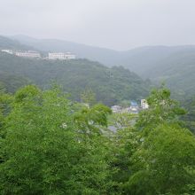 敷地からは周囲の風景が眺められます