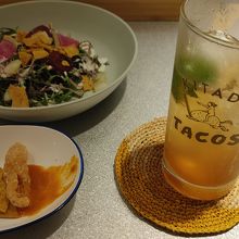 ランチセットにドリンクを追加