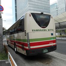 東京駅に停車中