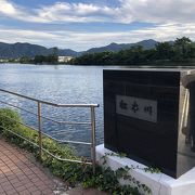 萩の三角州を形づくっている川です