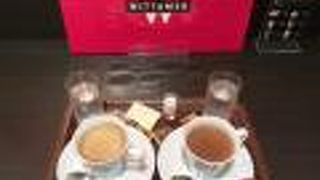 併設カフェコーナーでちょっと休憩