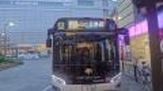 燃料電池バス運行しています