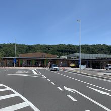 出来て１年くらいの道の駅です。