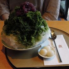 粒あんの宇治金時