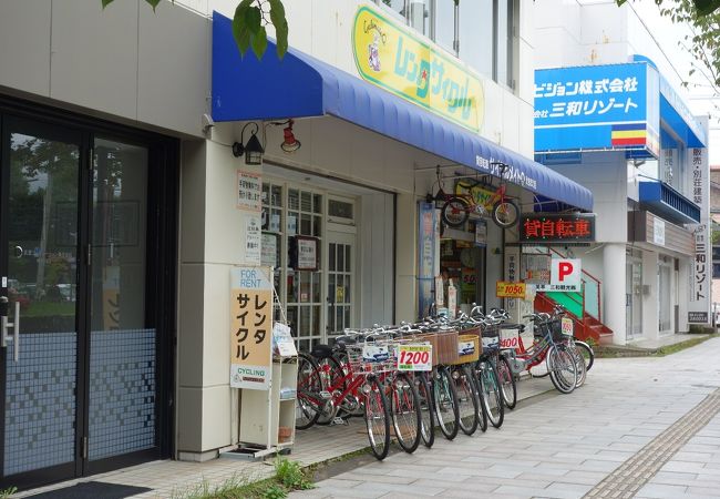 気軽に自転車を借りられる雰囲気が有りました