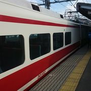 高野山のふもとまで行く特急電車