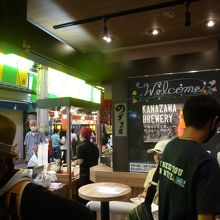 ちょっとした立ち飲み場