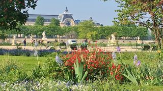 美術館に囲まれた広い公園