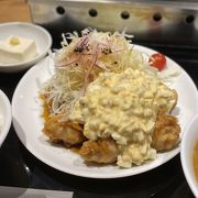 ランチのチキン南蛮がいい感じ