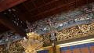 御影堂補修工事中