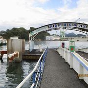 尾道駅前の渡船