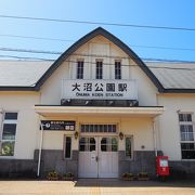 レトロな味のある駅舎