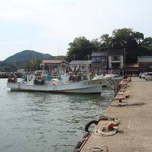 津居山漁港の風景