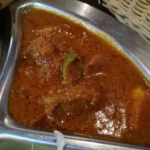 マトンカレー。それほど臭みもなく食べられますよ。