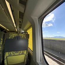 美術館メインなので、車窓はおまけ。