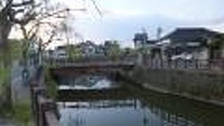 佐原駅から来るとここが町並みの入り口となります。