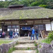 大内宿名物のネギそばがおすすめです