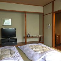 コロナ対策のため既に布団が敷かれていました