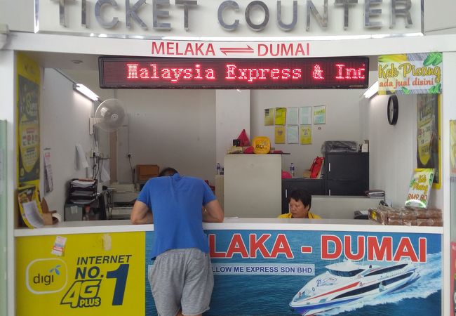 インドネシアに渡れるのね。