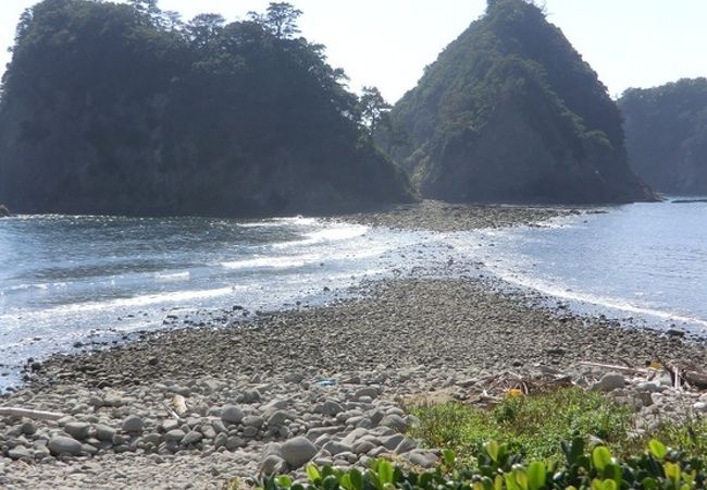 堂ヶ島のトンボロ 瀬浜海岸 クチコミ アクセス 営業時間 堂ヶ島温泉 フォートラベル