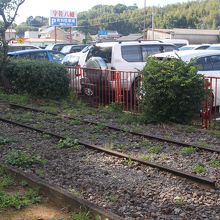 当時の宇佐神宮駅にあった線路跡