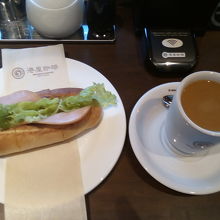 モーニングメニュー。