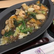 名駅直結　もちもち麺は安定の美味しさ