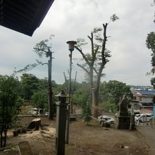 5_社殿前から六浦方面を臨む.