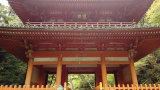 五百羅漢を見ながら、本堂へと歩く