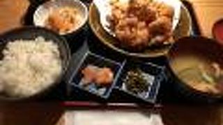 鶏の唐揚げめんたい風味定食 ♪