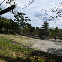 天守閣の跡地