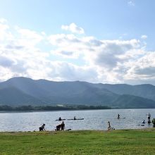 カヌー遊びもよい