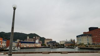 レトロな街並みが整備されたエリア