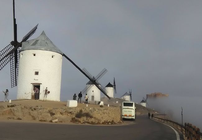 丘の上の意外と小さい風車