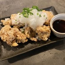 鶏唐揚げ大根おろし
