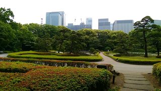 素晴らしい庭園で、しかも入場無料