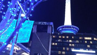 夜のライトアップをした景色がやはり最高