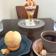 美味しいケーキ、パフェ