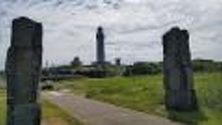 角島灯台公園に隣接した西洋式公園