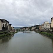 フィレンツェを流れる川