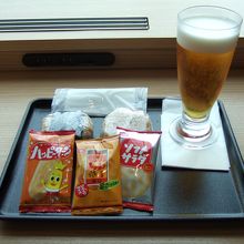 ９月のおにぎりとせんべい