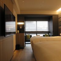 コートヤードフロアのツインルームです